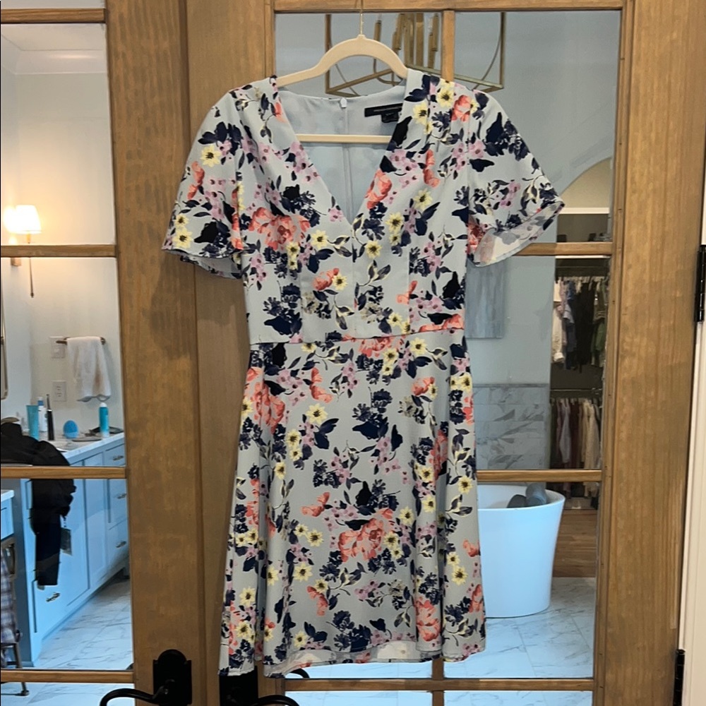 Floral V-Neck Dress